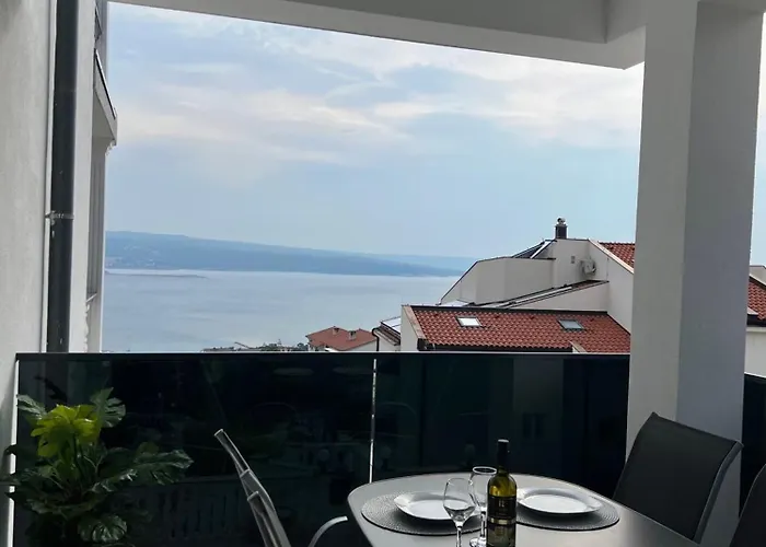 Apartamento In With Sea View, Balcony, Air Conditioning, Wifi 3492-1 Crikvenica